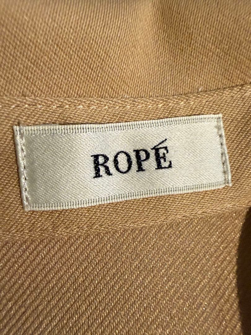 Rope ベージュ トレンチコート　ショートコート　ジレ3way サイズ38