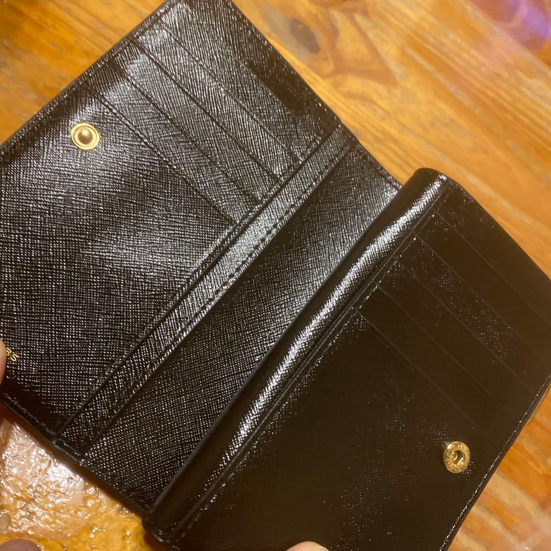 MARC JACOBS 二つ折り財布 ホワイト/ブラック