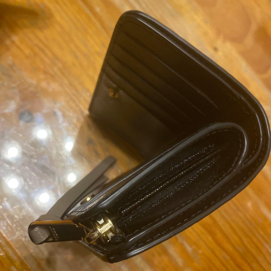 MARC JACOBS 二つ折り財布 ホワイト/ブラック