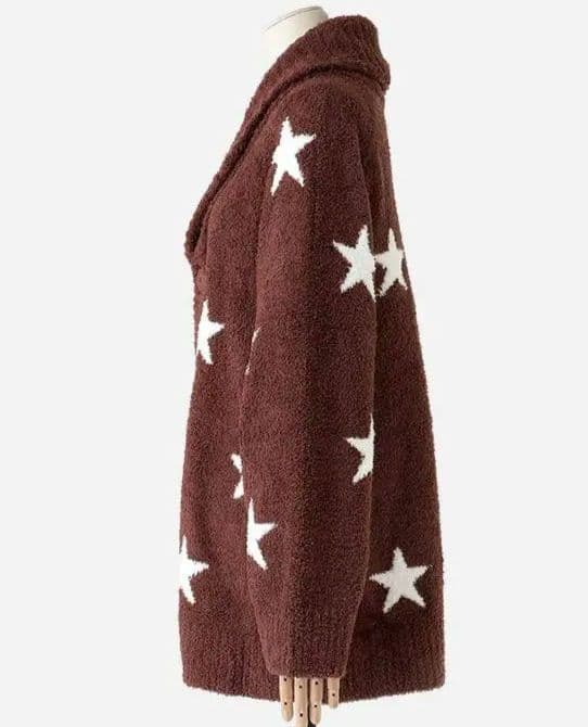 新品★gelato pique★パウダースタージャガードカーディガン★ジェラピケ