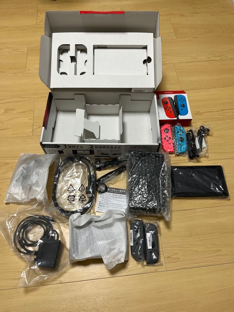 Nintendo Switch 本体 グレー 箱付きJoy-Con付き ジャンク