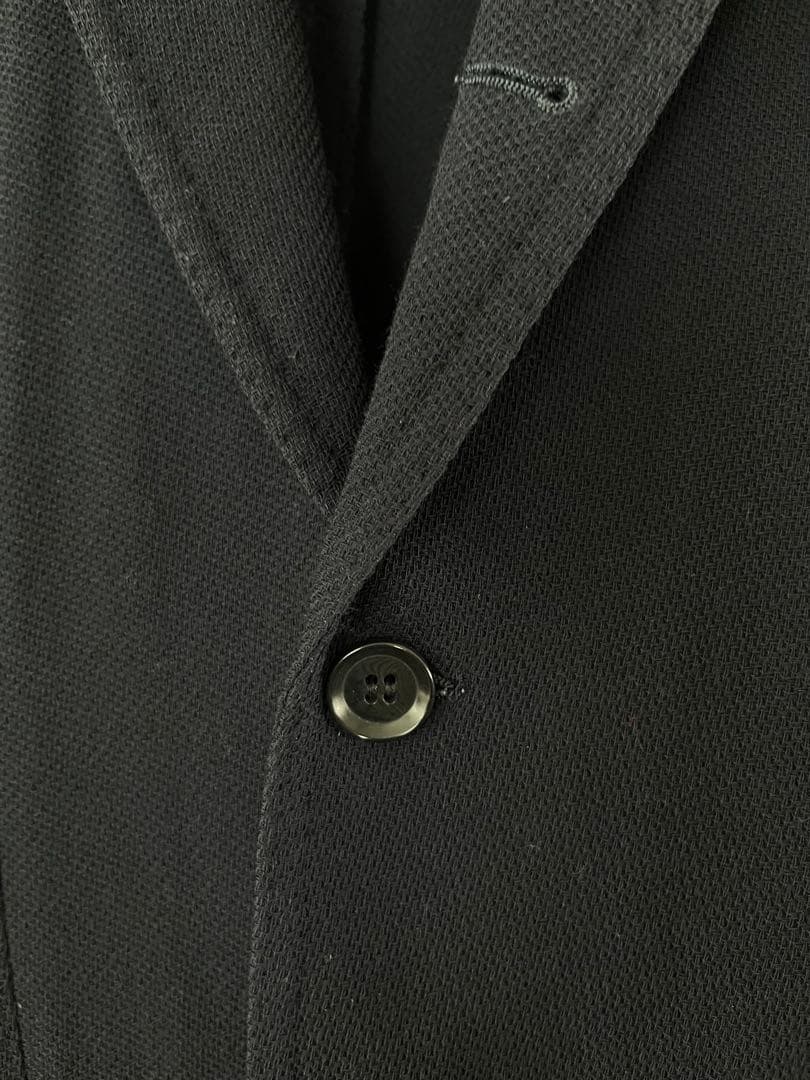 RING JACKET 46 ネイビー 鹿の子 アンコンジャケット 日本製