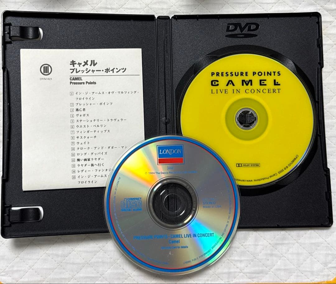 DVD+CD！CAMEL / キャメル / PRESSURE POINTS