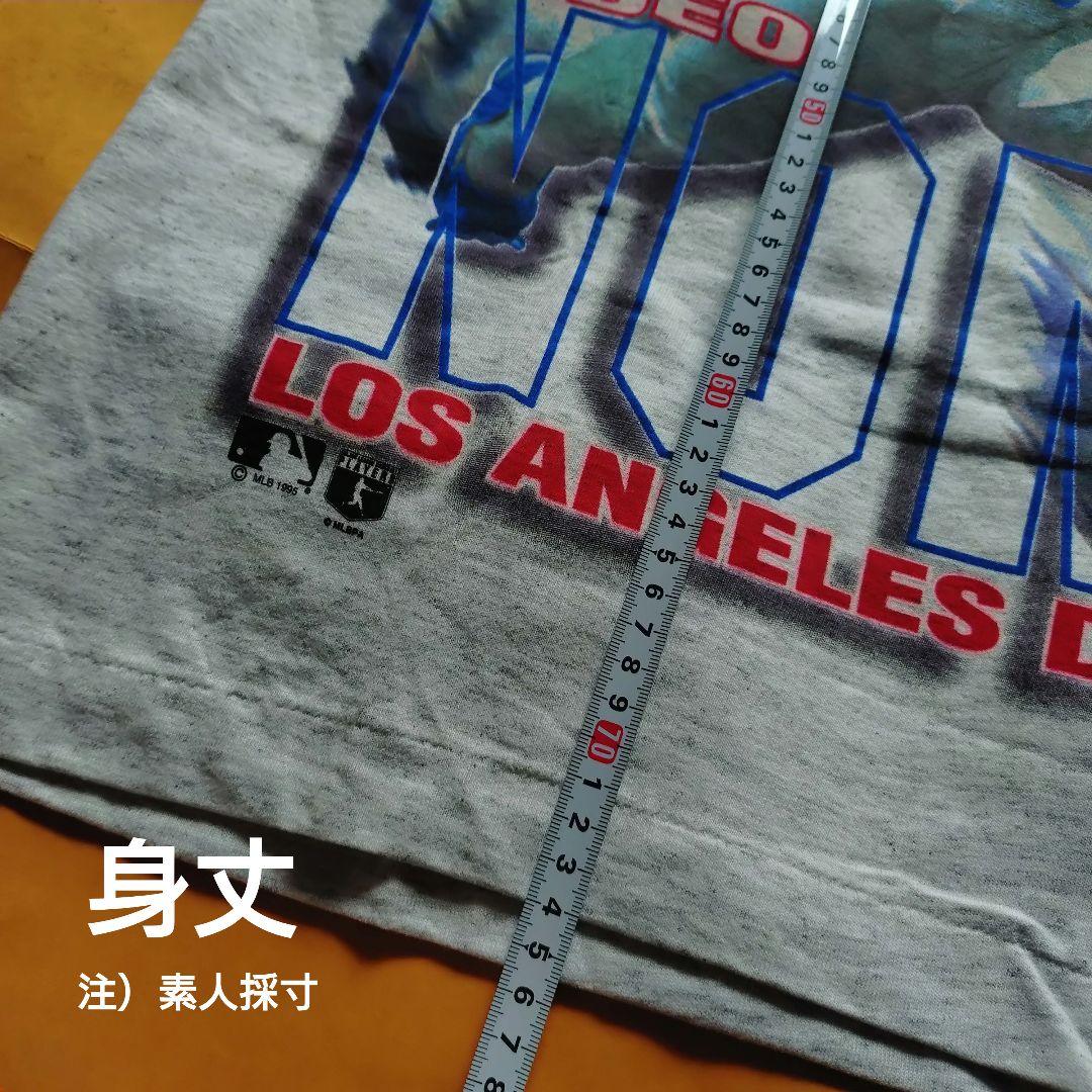 90s SALEM USA製 ドジャース 野茂英雄 Tシャツ М 未着用