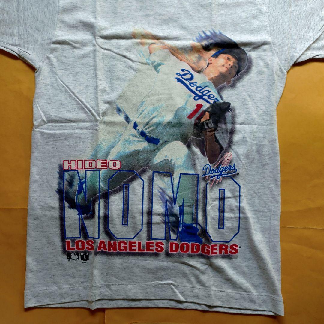 90s SALEM USA製 ドジャース 野茂英雄 Tシャツ М 未着用