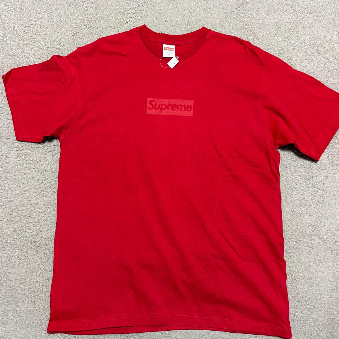 22ss Supreme Tonal Box Logo tee tシャツ RED