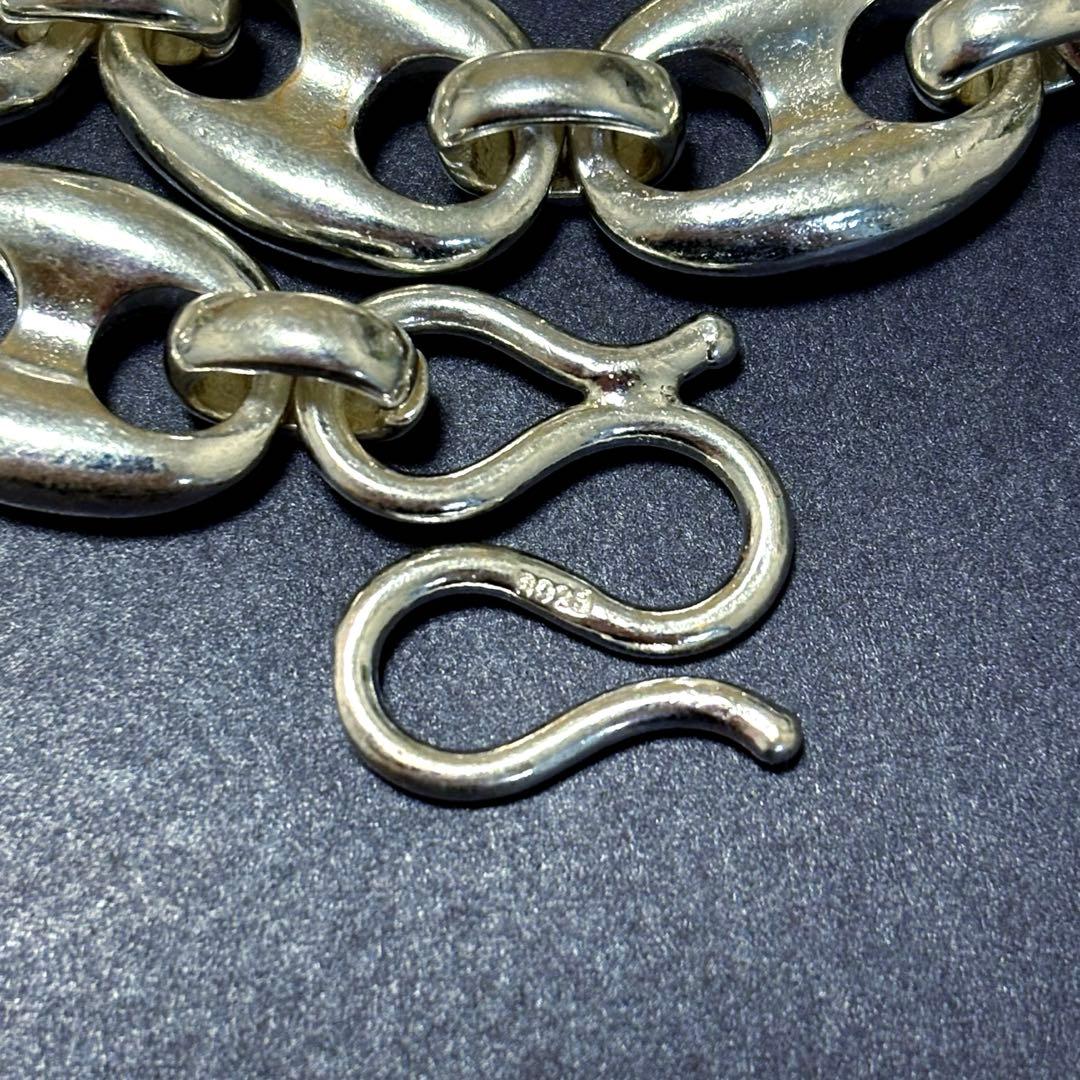 US輸入 豚鼻ネックレス　ウォレットチェーン　ヴィンテージ　925刻印あり