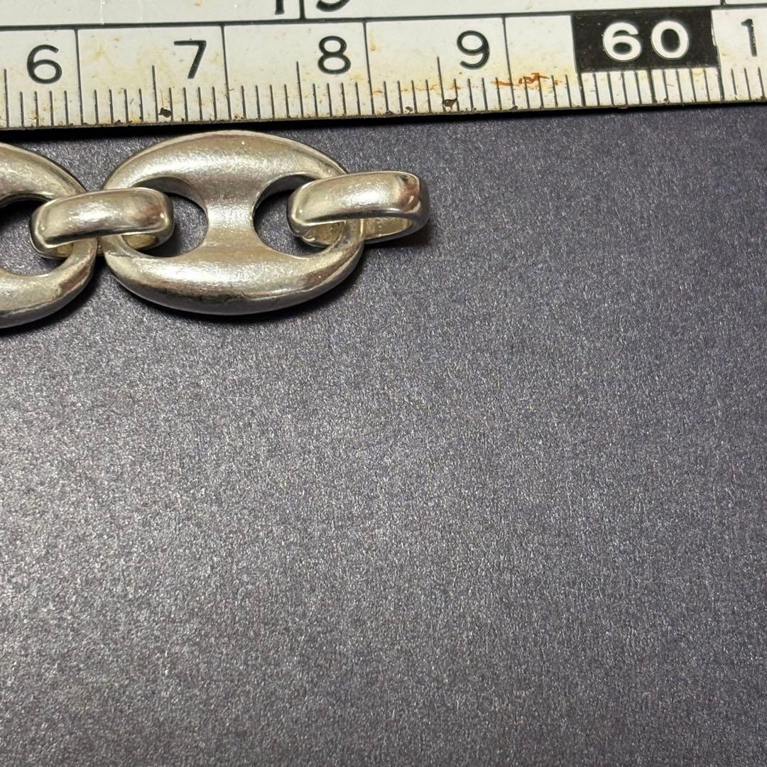 US輸入 豚鼻ネックレス　ウォレットチェーン　ヴィンテージ　925刻印あり