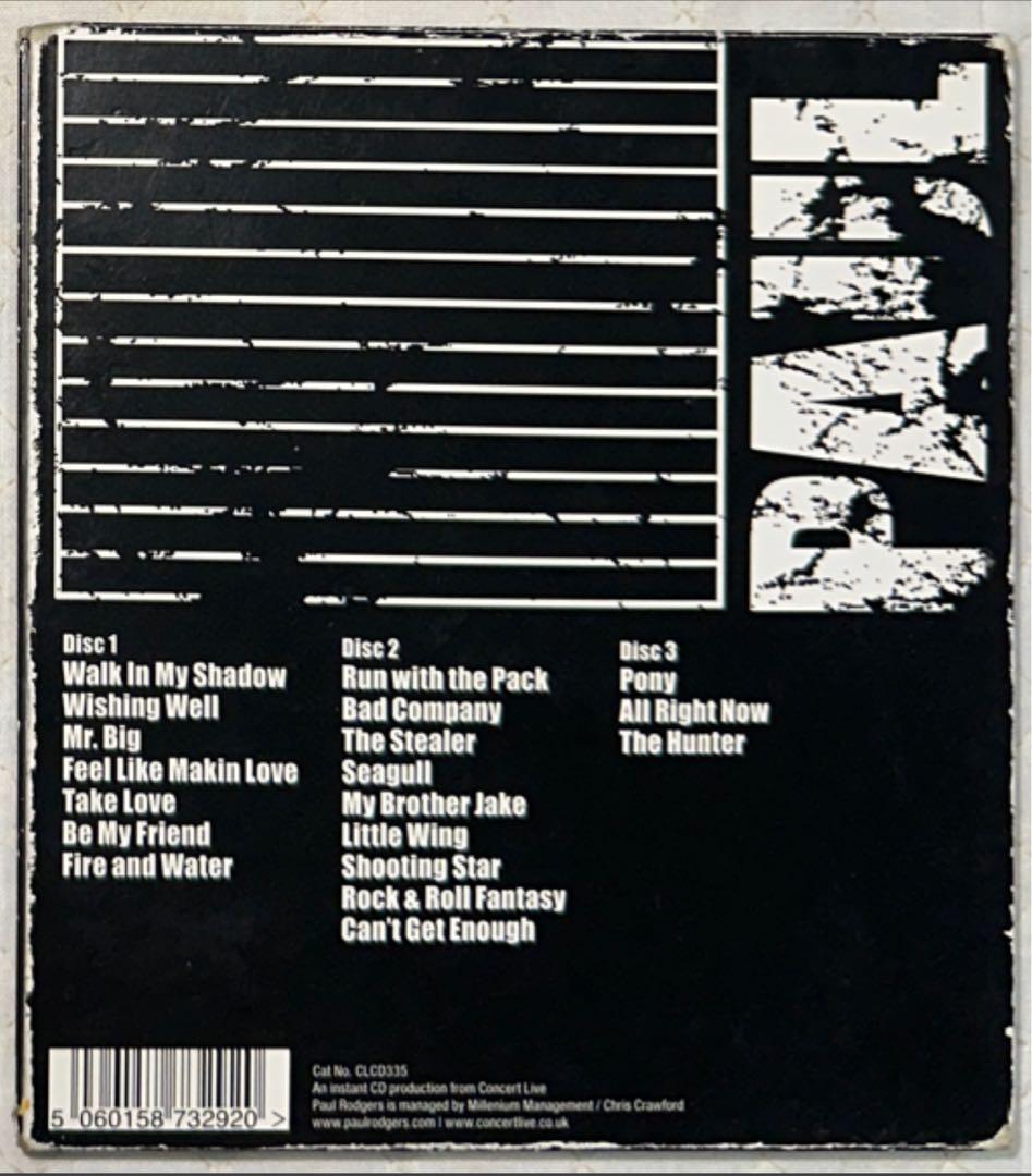 ポール・ロジャース/ Live at Mancester Apollo 2011