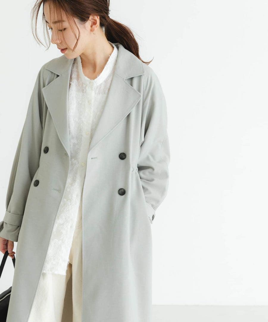 25SS アーバンリサーチ 防花粉　撥水　UVカット　ドロストトレンチコート
