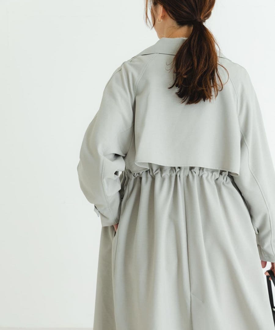 25SS アーバンリサーチ 防花粉　撥水　UVカット　ドロストトレンチコート