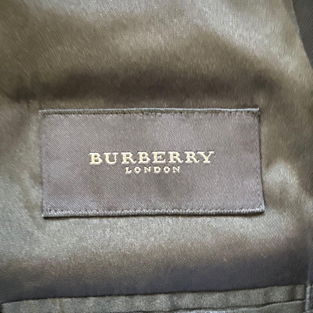 Burberry London カシミヤ 紺ブレ テーラードジャケット AB5