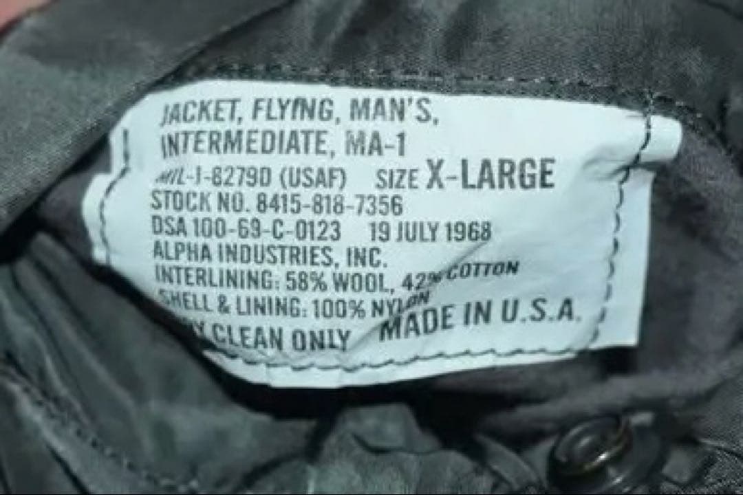 ジャケット・アウター ALPHA INDUSTRIES MA-1 1990's