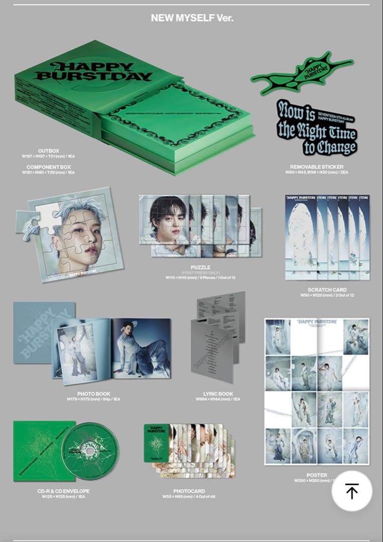 SEVENTEEN HAPPY BURSTDAY 4形態　新品未開封　特典付