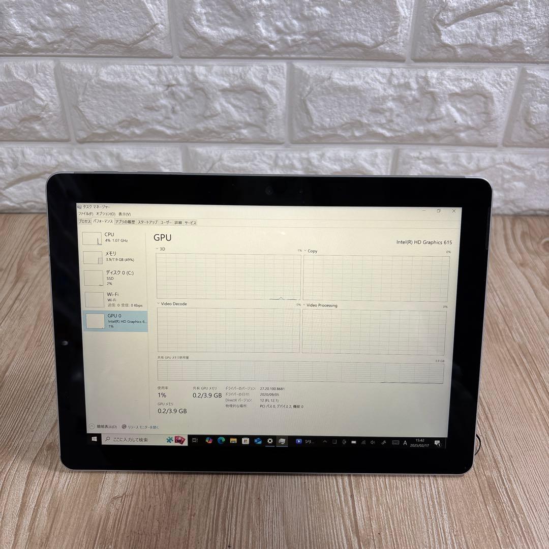 Surface 1824 pentium 4415Yメモリ8GBSSD128GB
