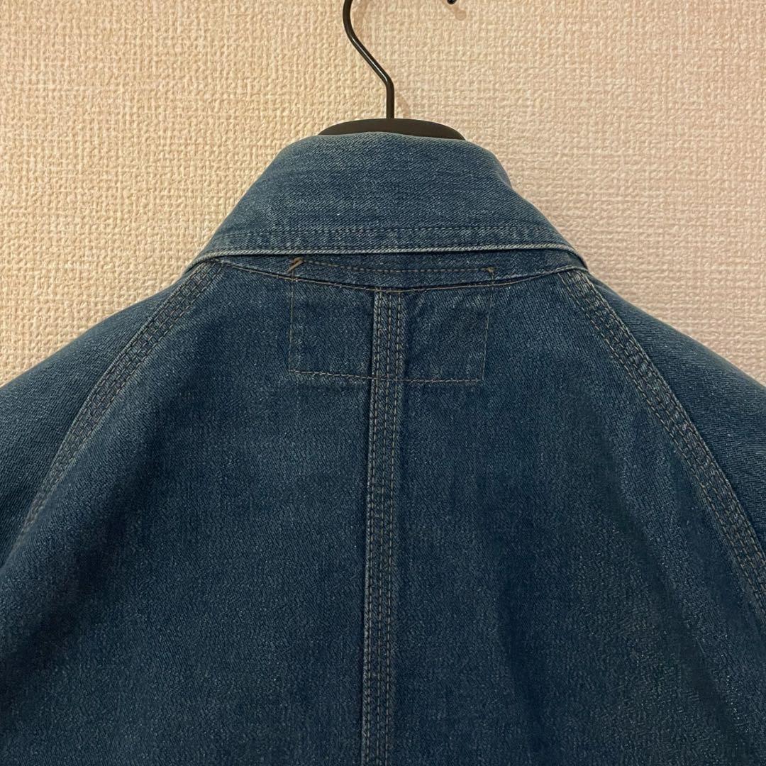 美品 WAREHOUSE ダックディガー カバーオール ペンキ加工 40 デニム