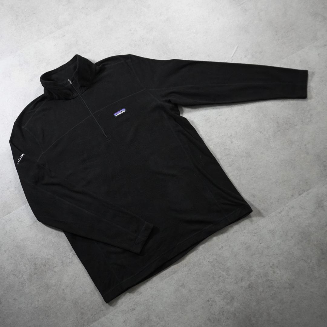 PATAGONIA Micro D フリースプルオーバー ブラック XL 古着