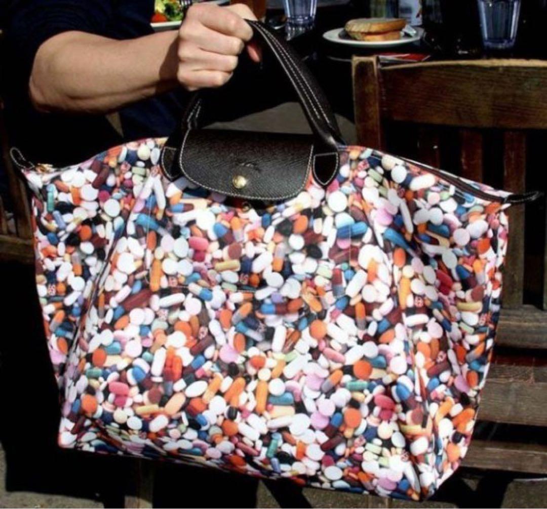 ロンシャン ジェレミースコット Longchamp ボストンバッグ 鞄 ピル