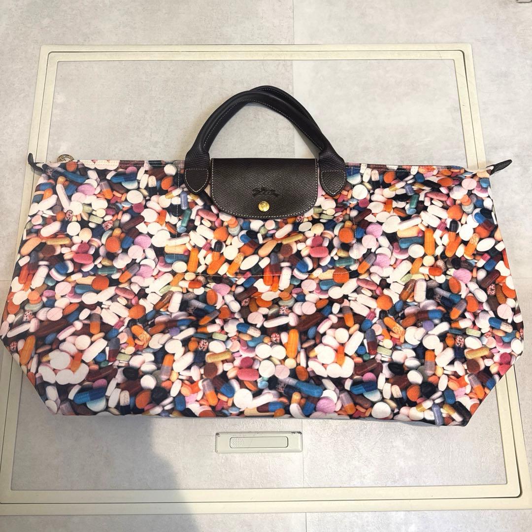 ロンシャン ジェレミースコット Longchamp ボストンバッグ 鞄 ピル