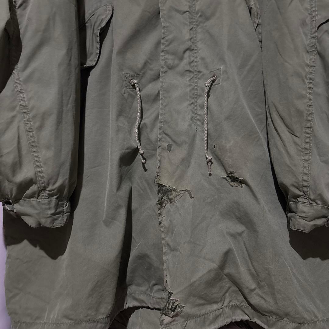 米軍実物 M-65 フィッシュテールパーカ 1975年製 ライナー付き 70s