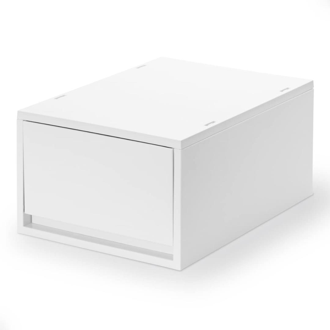 【無印良品】ポリプロピレン収納ケース 引出し式・深型 ホワイトグレー｜衣類収納