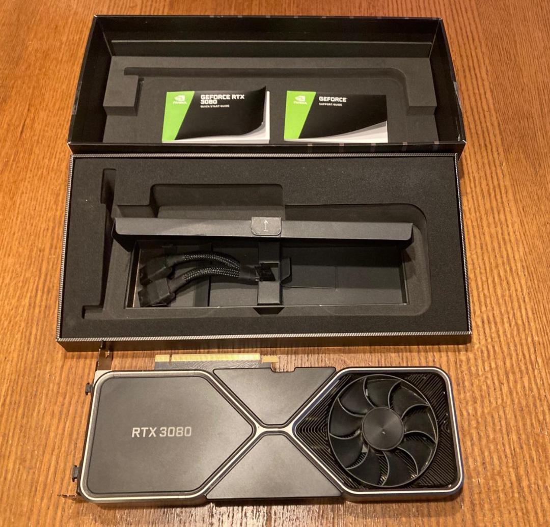 グラフィックボード・グラボ・ビデオカード NVIDIA GeForce RTX 3080 Founders Ed 10GB