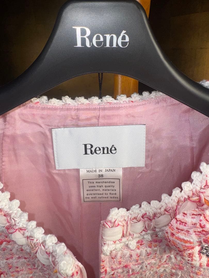 【Reneルネ】DM 掲載新品タグ付き定価132,000円ティッセワンピース38