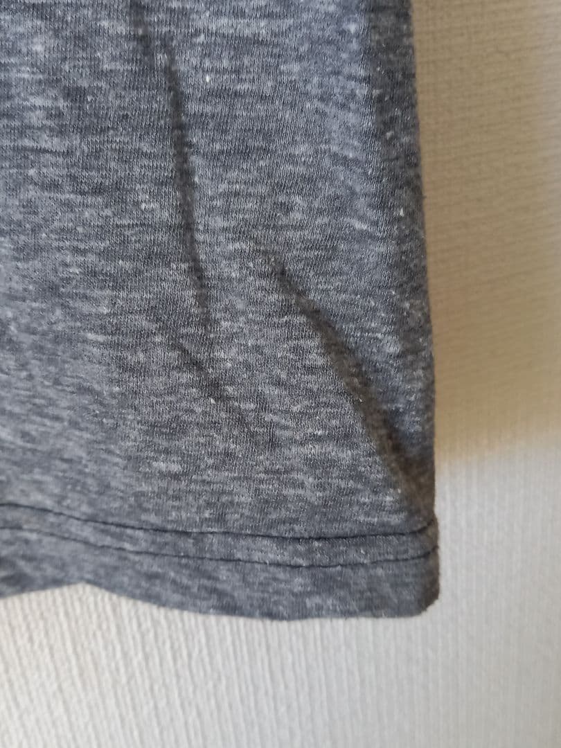 レアNUMBER (N)INE☆03ss☆名作ミラーTシャツ☆霜グレー☆黒トリム