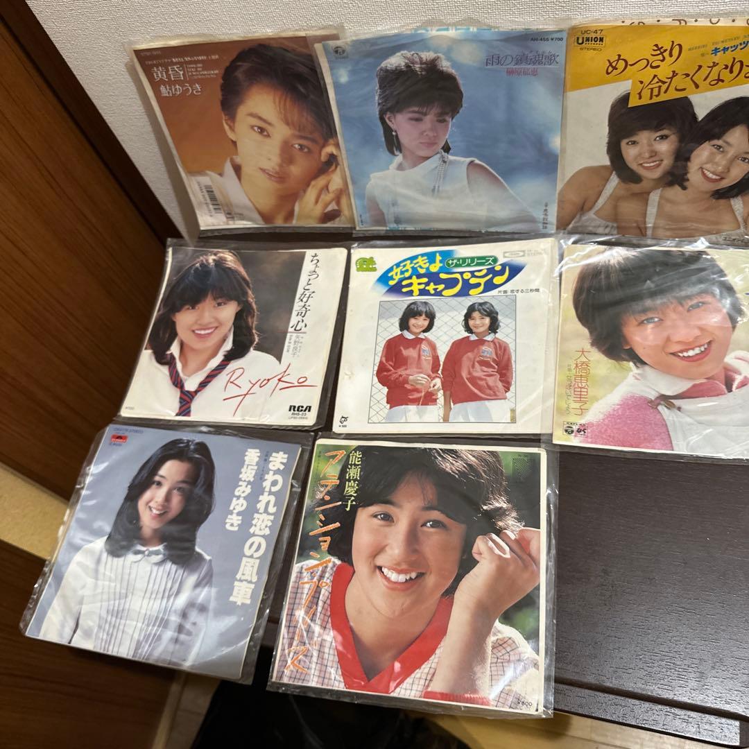 昭和レトロ70年代80年代アイドルレコード激レアコレクション