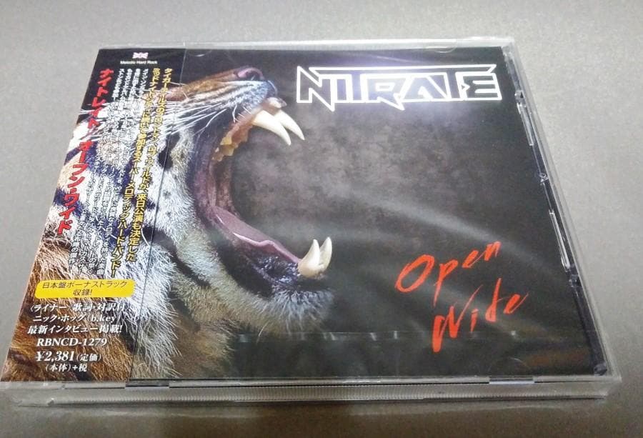 NITRATE-Open wide ナイトレイト/オープン・ワイド　未開封新品