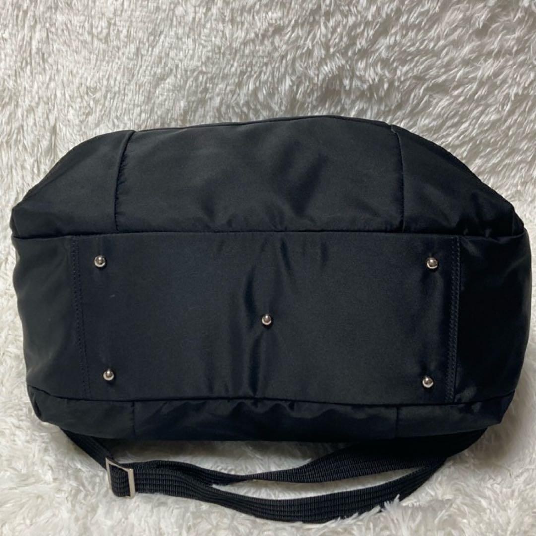 最終価格☆美品agnes b voyage大容量2wayボストンバッグ　ブラック