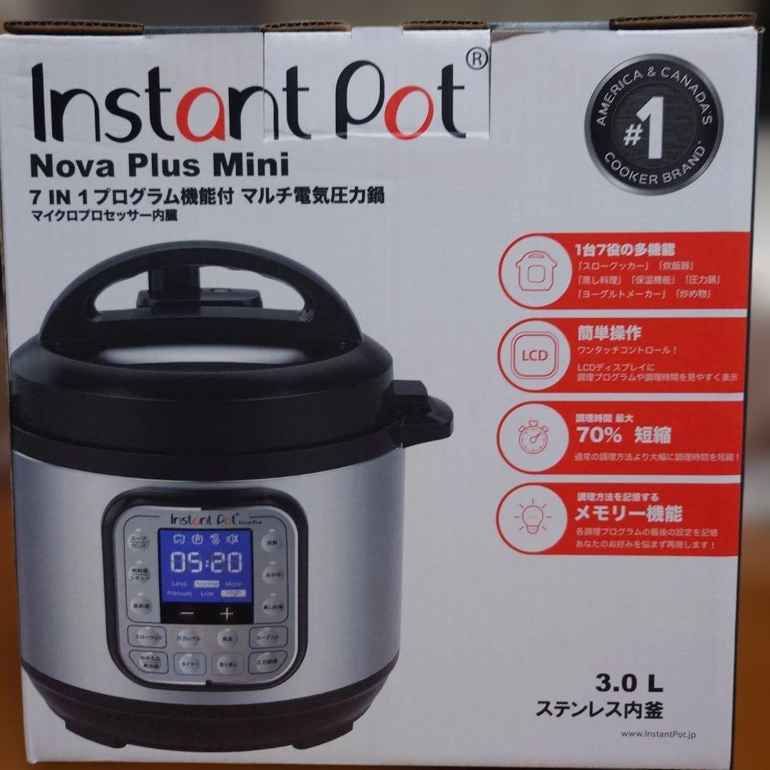 Instant Pot Nova Plus Mini 3.0L ブラック
