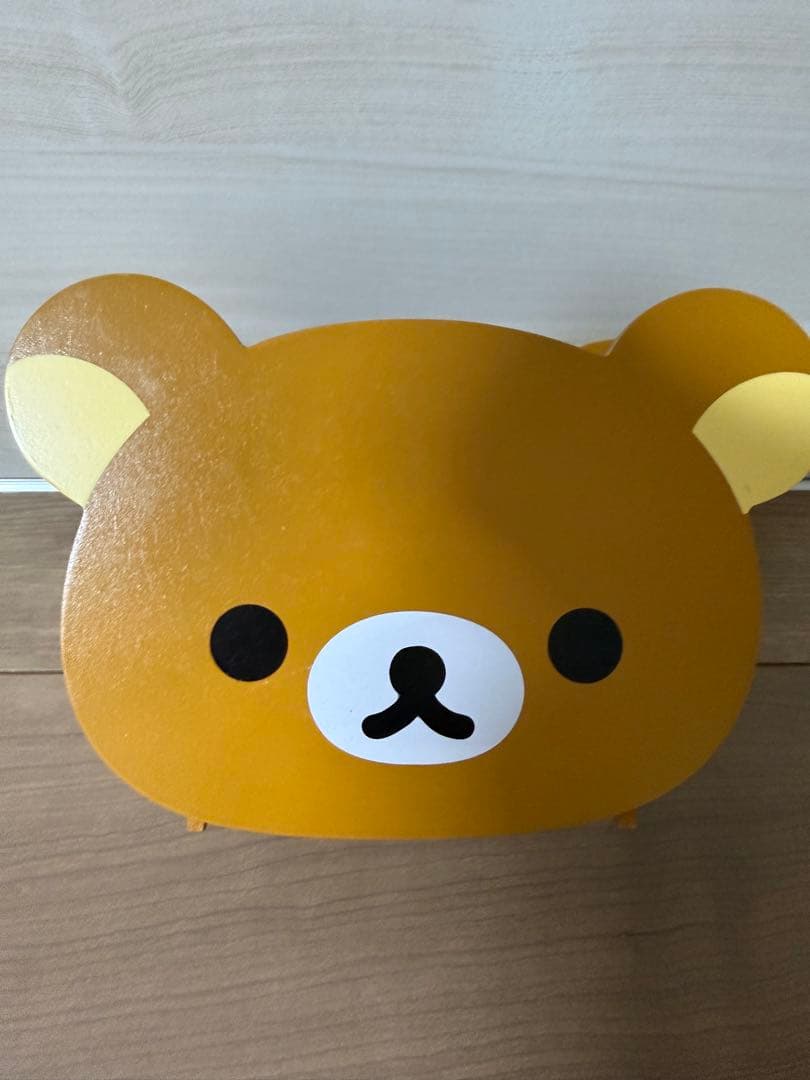 美品☆レア☆リラックマ木製リモコン入れ☆顔型