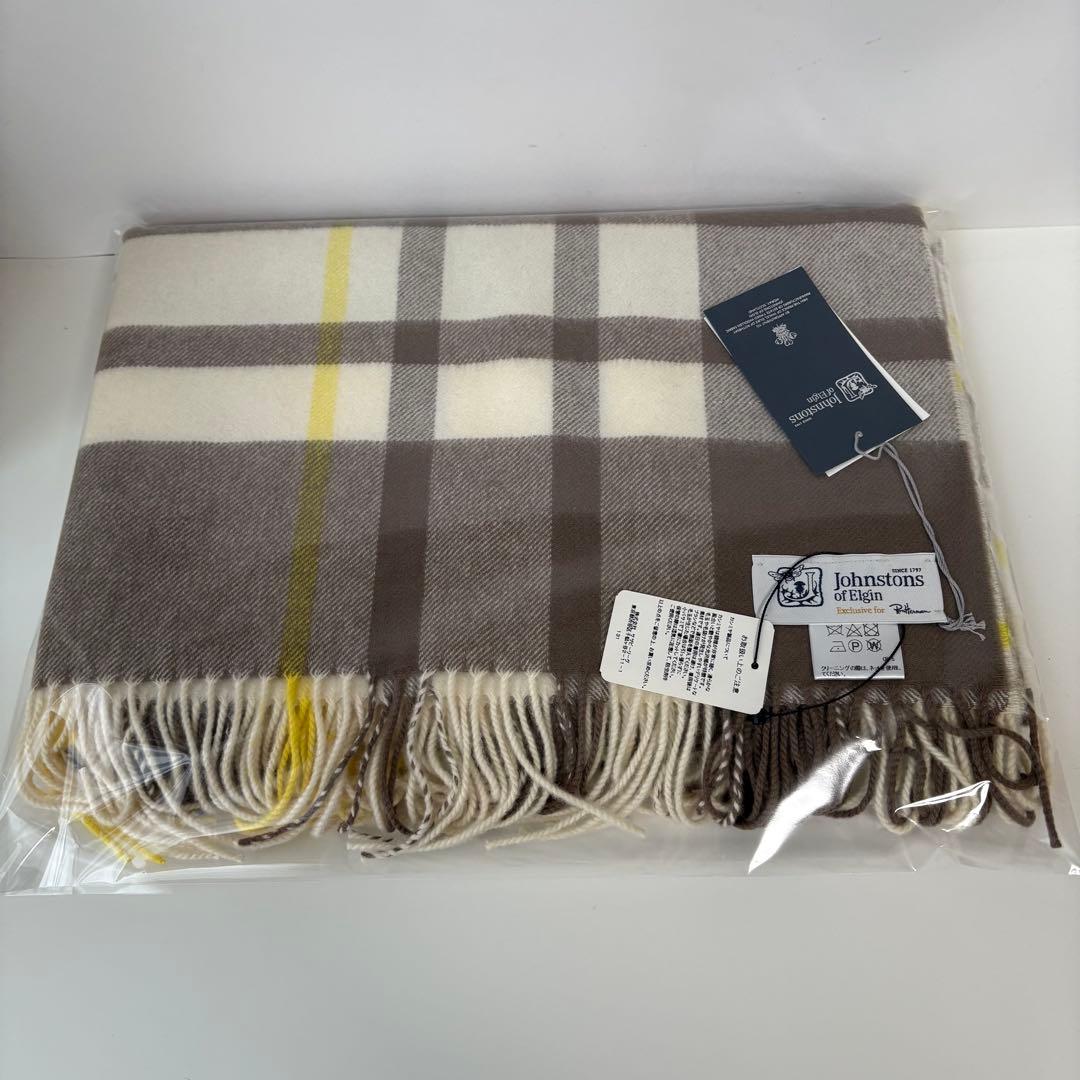 希少‼️新品☆ロンハーマン別注 Johnstonsジョンストンズ 大判ストール