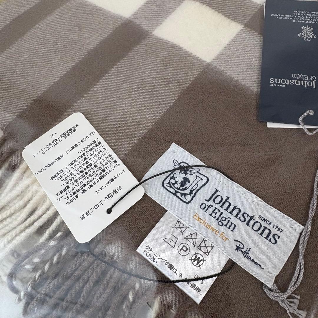 希少‼️新品☆ロンハーマン別注 Johnstonsジョンストンズ 大判ストール