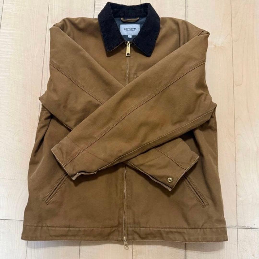 Carhartt WIP デトロイトジャケット ブラウン Lサイズ
