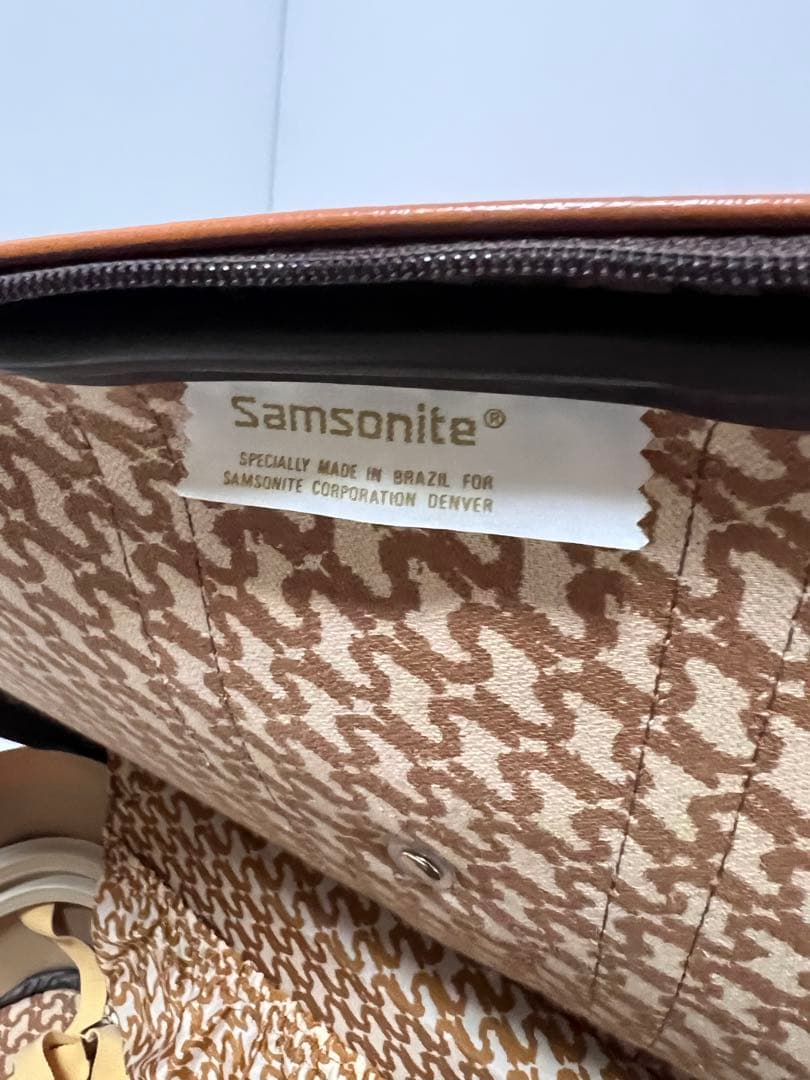 希少デザイン Samsonite サムソナイト カジュアルバッグ ブラウン