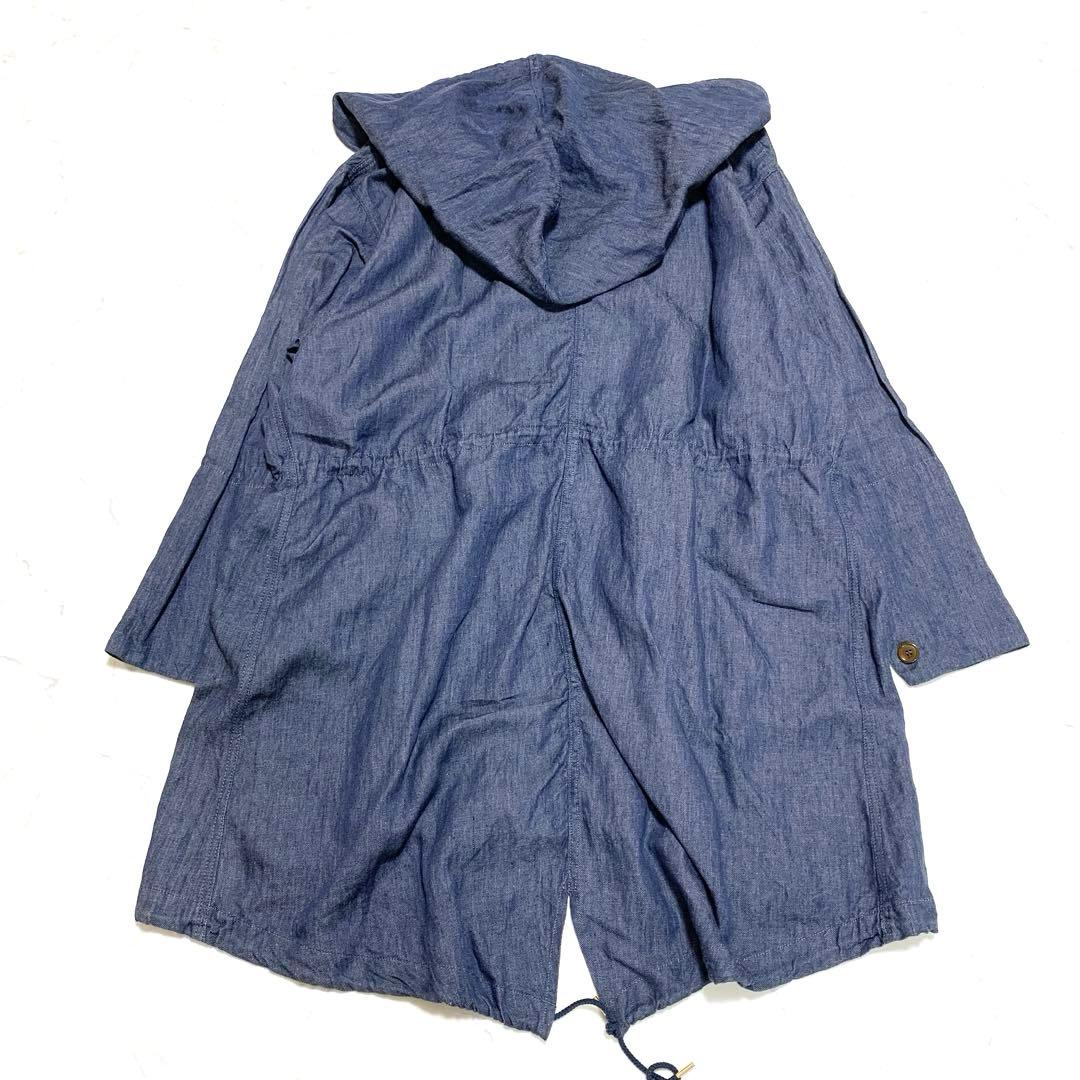 Vivienne Westwood MAN デニムモッズコート リネン70％