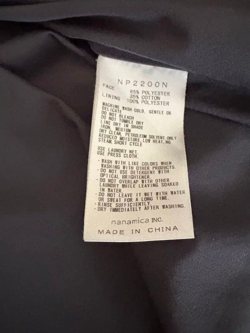 THE NORTH FACE パープルレーベル ブラック コート　ゴアテックス