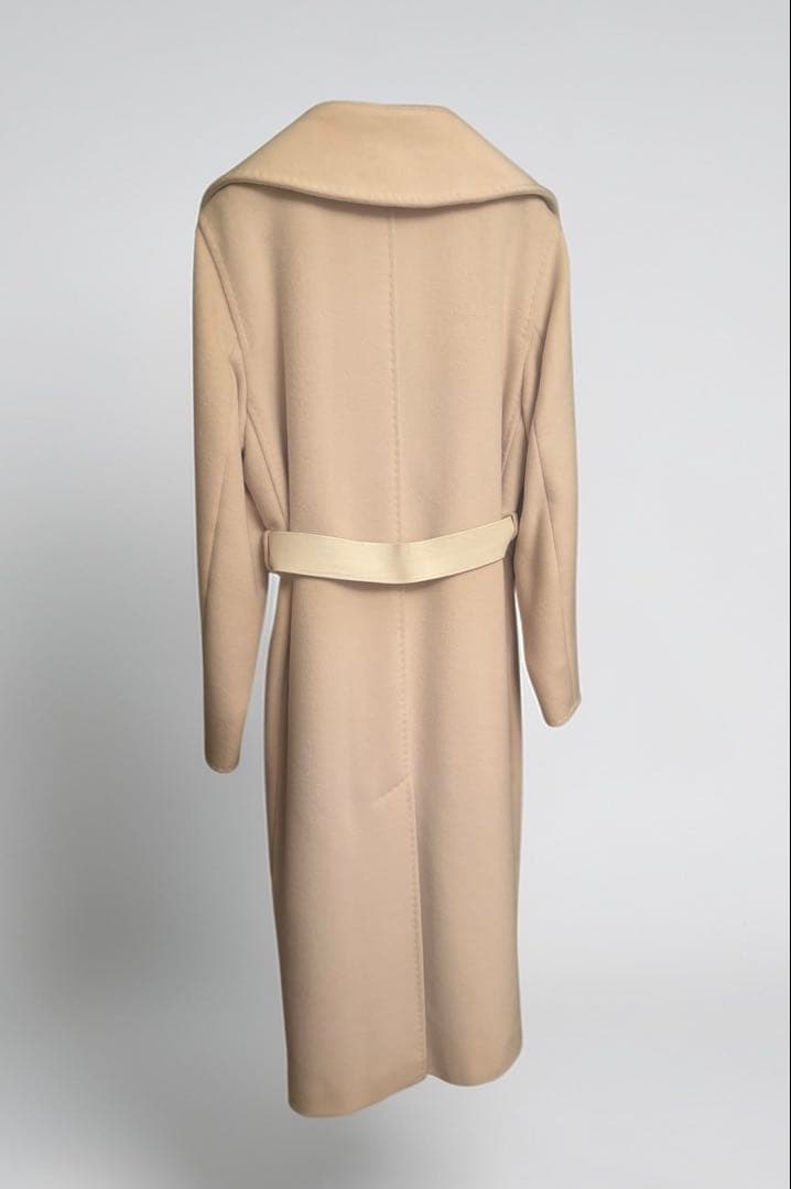 Max Mara アイボリーのカシミア混ロングコート