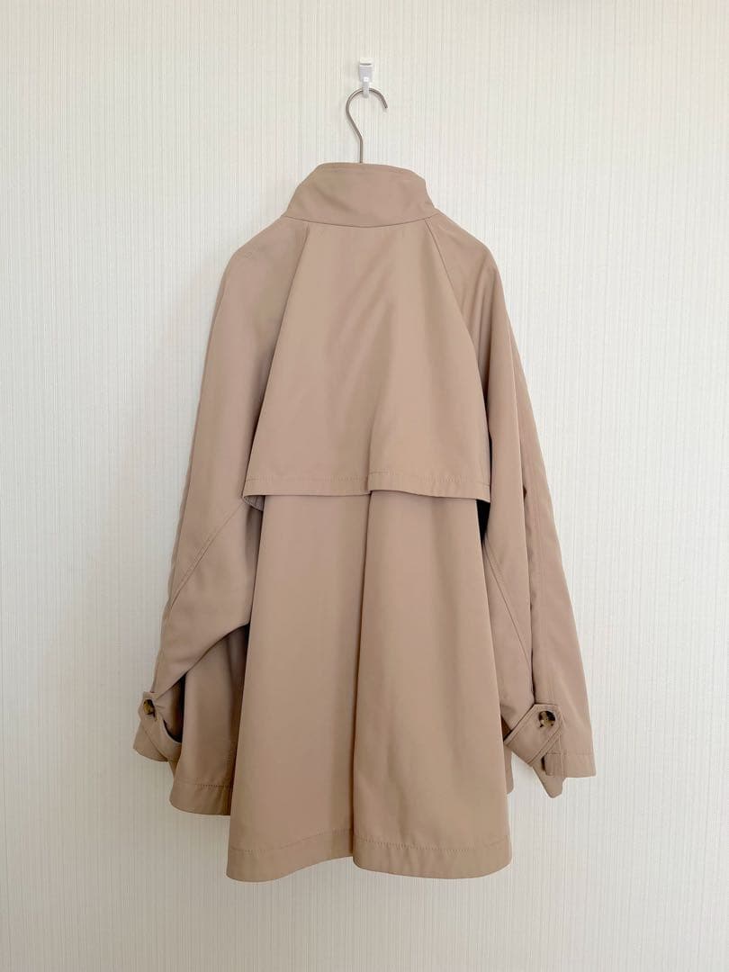 SLOBE IENA　テントラインショートコート　ベージュ　2024SS