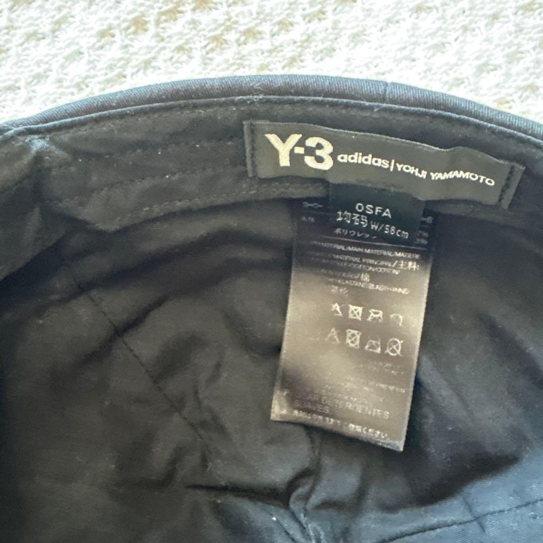 本日限定お値下げ☆美品☆Y-3 ワイスリー 立体ステッチ キャップ ブラック