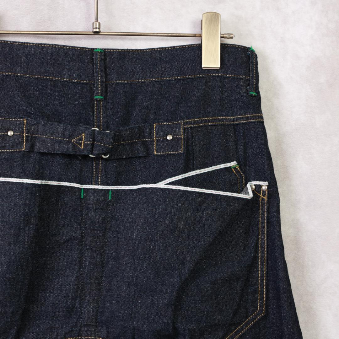 RaPPELER　デニムスカート　ネイビーブルー 秋冬 人気　XS