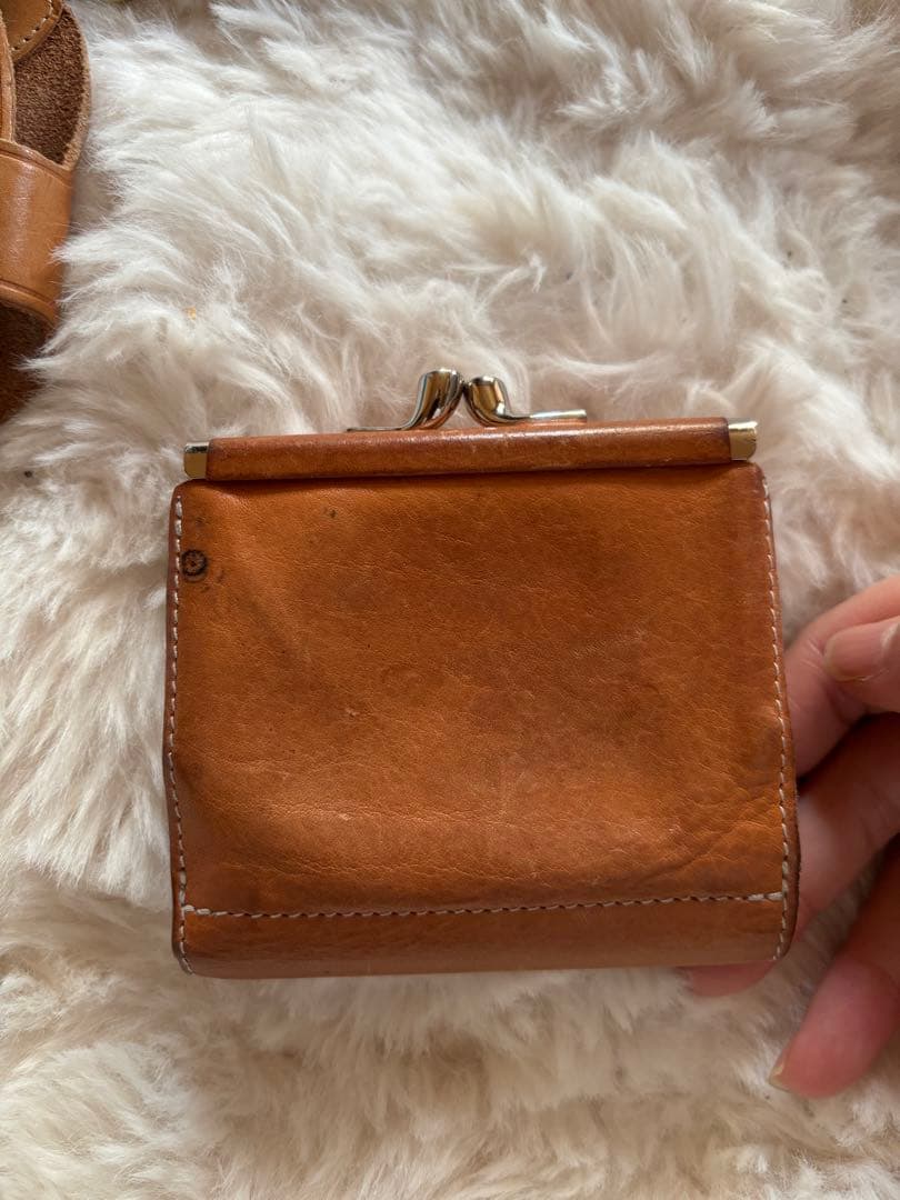 IL BISONTE 二つ折り財布　キーケース　２つセット　イルビゾンテ　ヌメ革