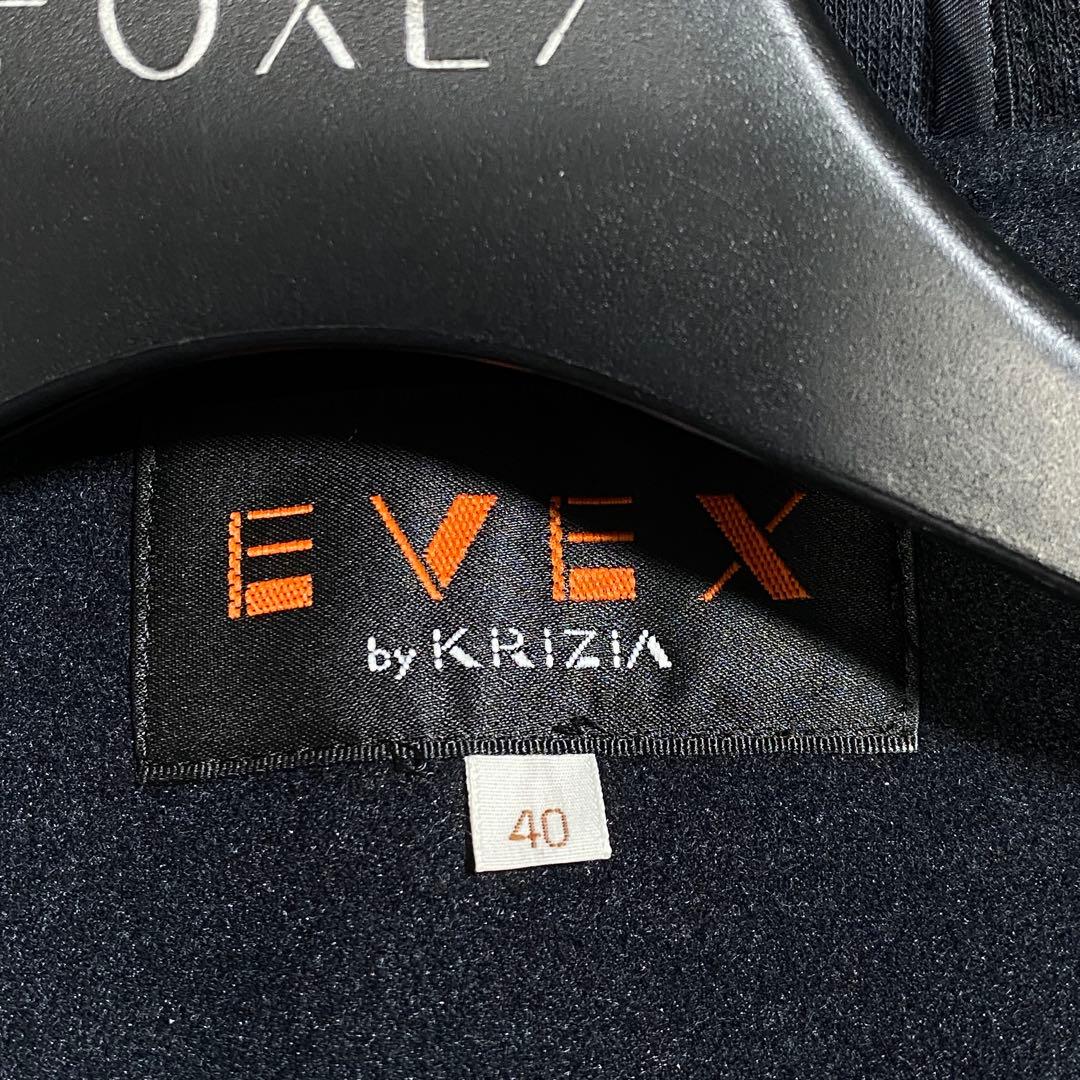 未使用級♡EVEX by KRIZIA ウールライクジャージフーデッドコート