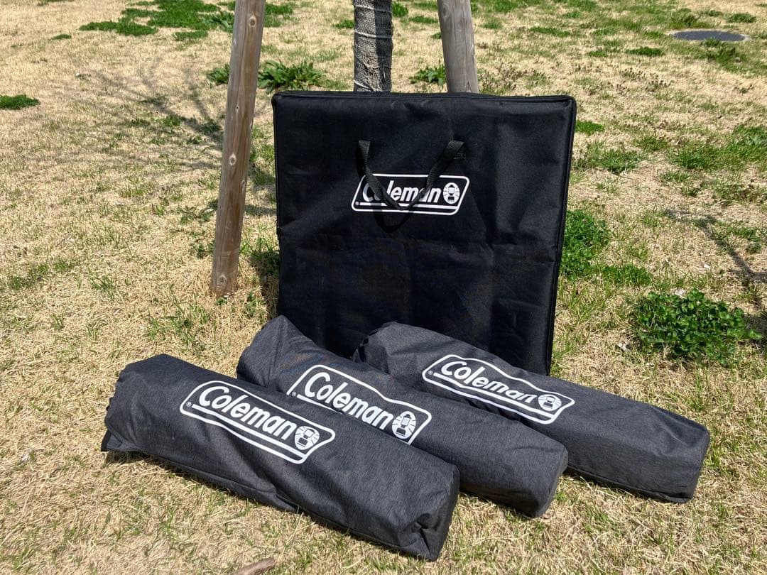 【限定値下中です】Coleman アウトドアテーブル・チェア 3人用セット