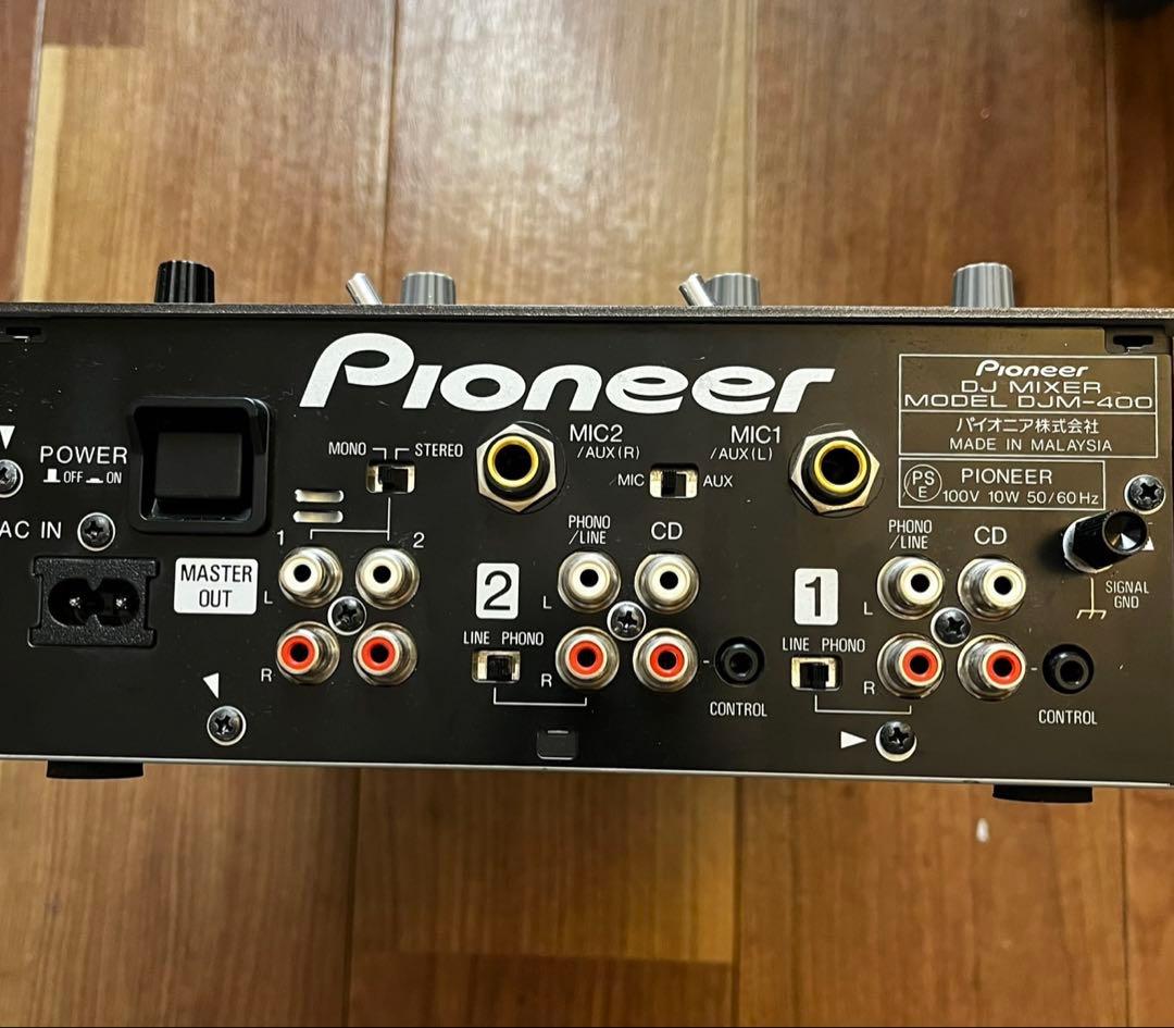 【美品】 Pioneer DJM-400 2chミキサー エフェクト搭載