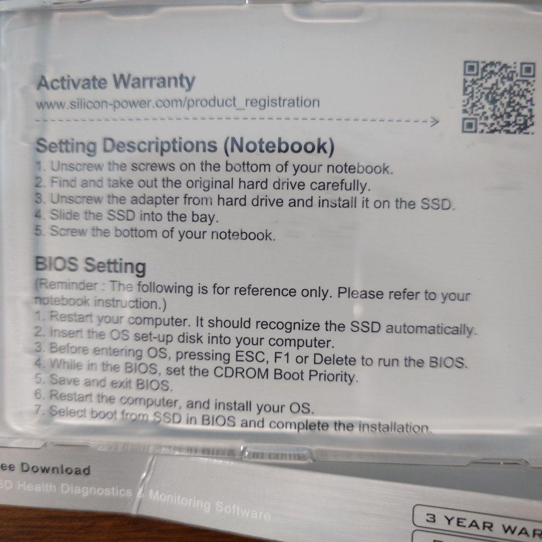 【使用少・健康100%】SP製 2TB SSD SATA A55