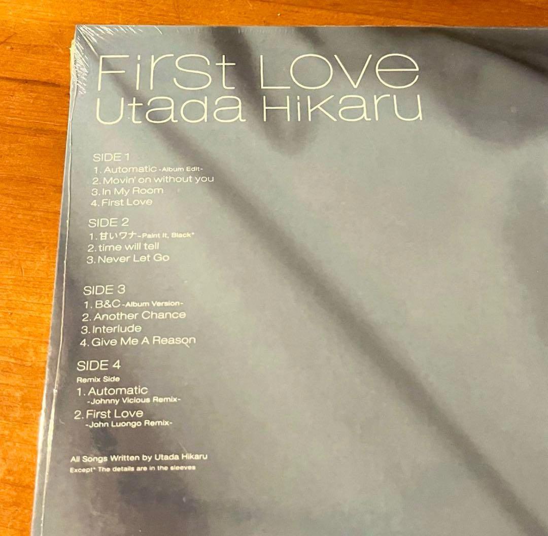宇多田ヒカル First Love LP レコード メガジャケ付 新品未使用