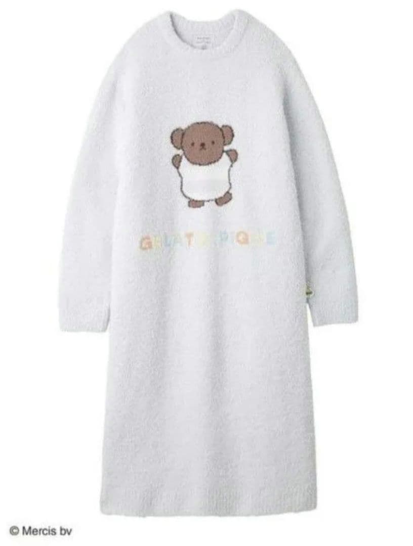 【Dick Bruna】ベビモコジャガードワンピース　ジェラートピケ　ミッフィー